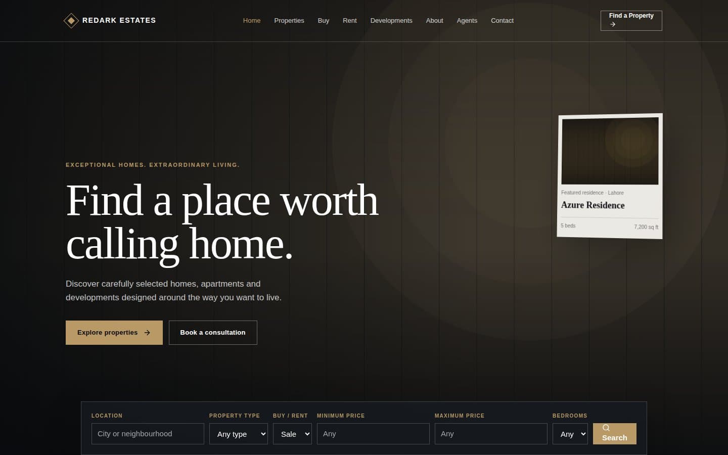 RedArk Estates project preview